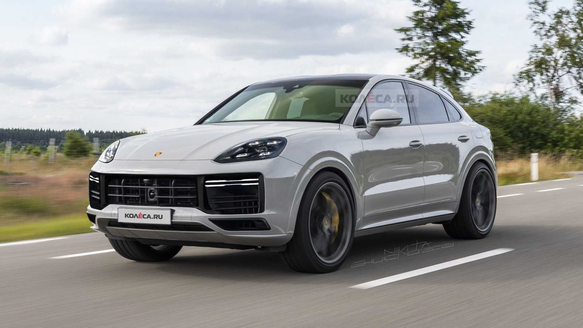 Projeção: Porsche Cayenne Coupé 2022 prepara mudança de design.