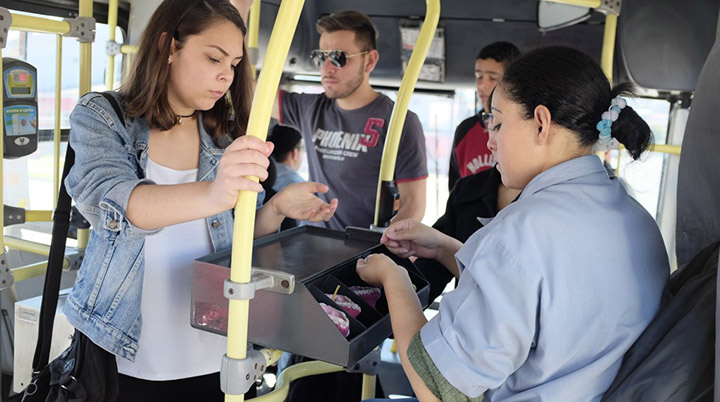 São Paulo não irá mais contratar cobradores de ônibus.