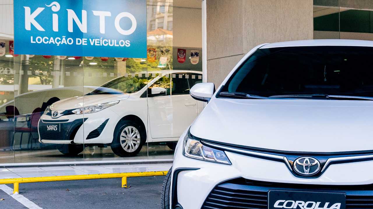 Kinto, serviço de assinatura da Toyota, agora oferece carros seminovos.