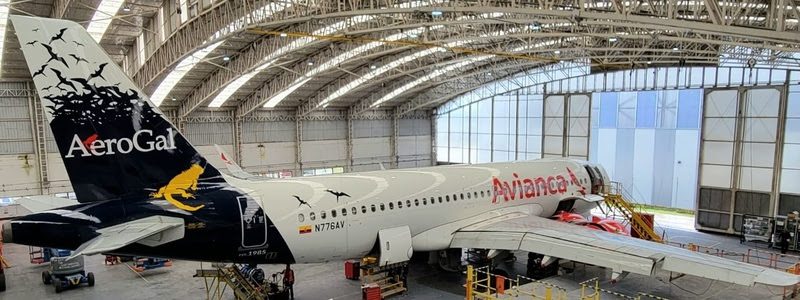 Avianca adota a imagem do Aerogal nos anos 2000 à sua coleção vintage.