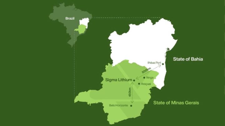 Brasil entra no mapa global de lítio para baterias de carros elétricos.