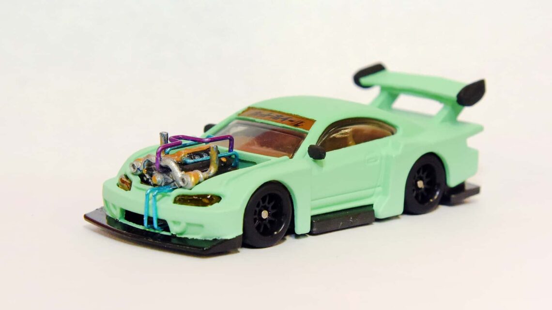 Nissan Silvia preparado vence concurso de customização de miniaturas.