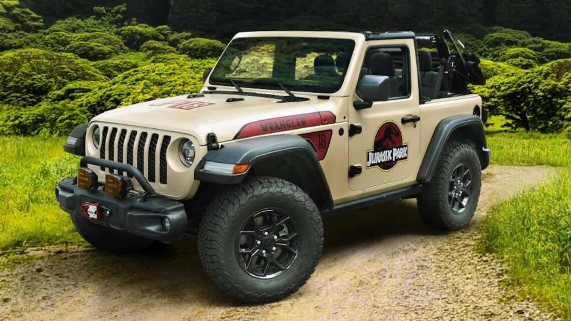 Jeep Wrangler e Gladiator prestam homenagem à Jurassic Park com kit especial.