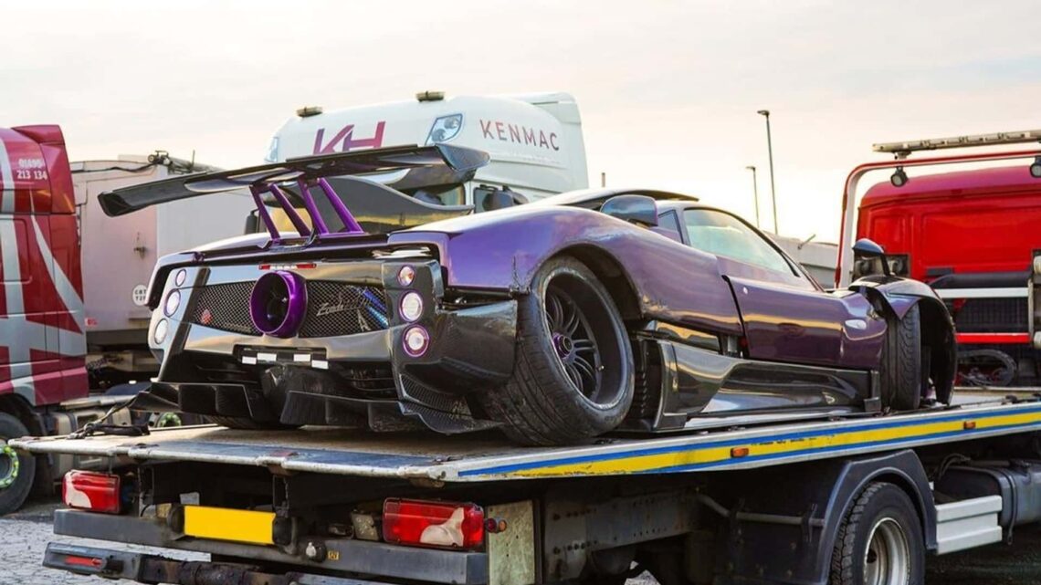 Pagani Zonda 760 LH que foi de Lewis Hamilton é destruído em acidente.