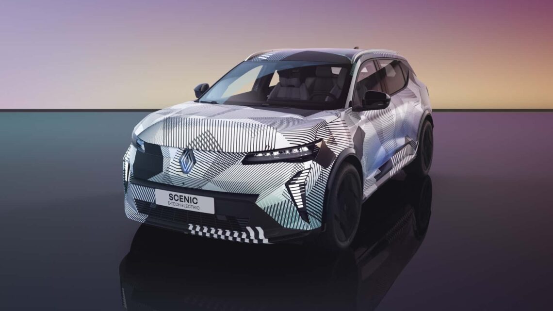 Renault Scenic E-Tech Electric será revelado na semana que vem.