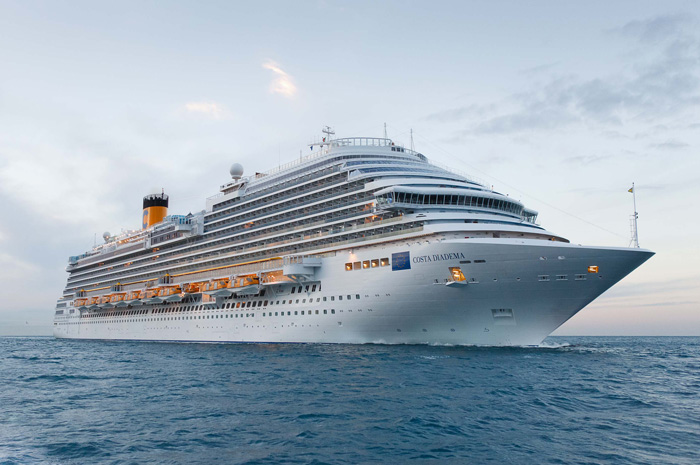 Costa lança promoção para cabines na travessia Europa-Brasil a bordo do Costa Diadema.