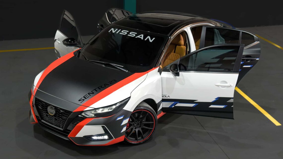 Novo Nissan Sentra 2023 vira show car com visual inspirado em corridas