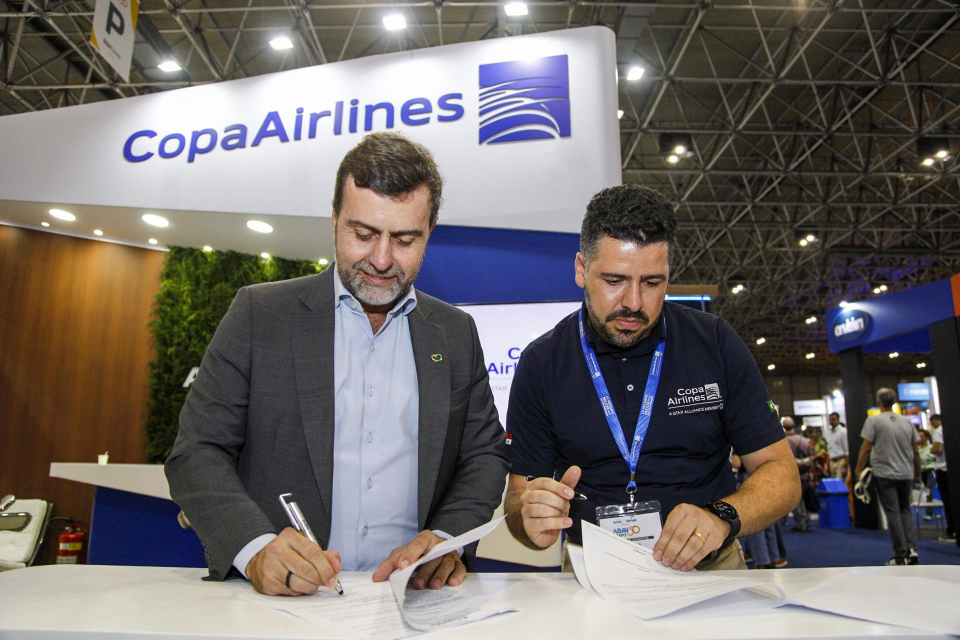 Copa Airlines firma parceria com a Embratur: “Facilitaremos a entrada de milhões de estrangeiros”.