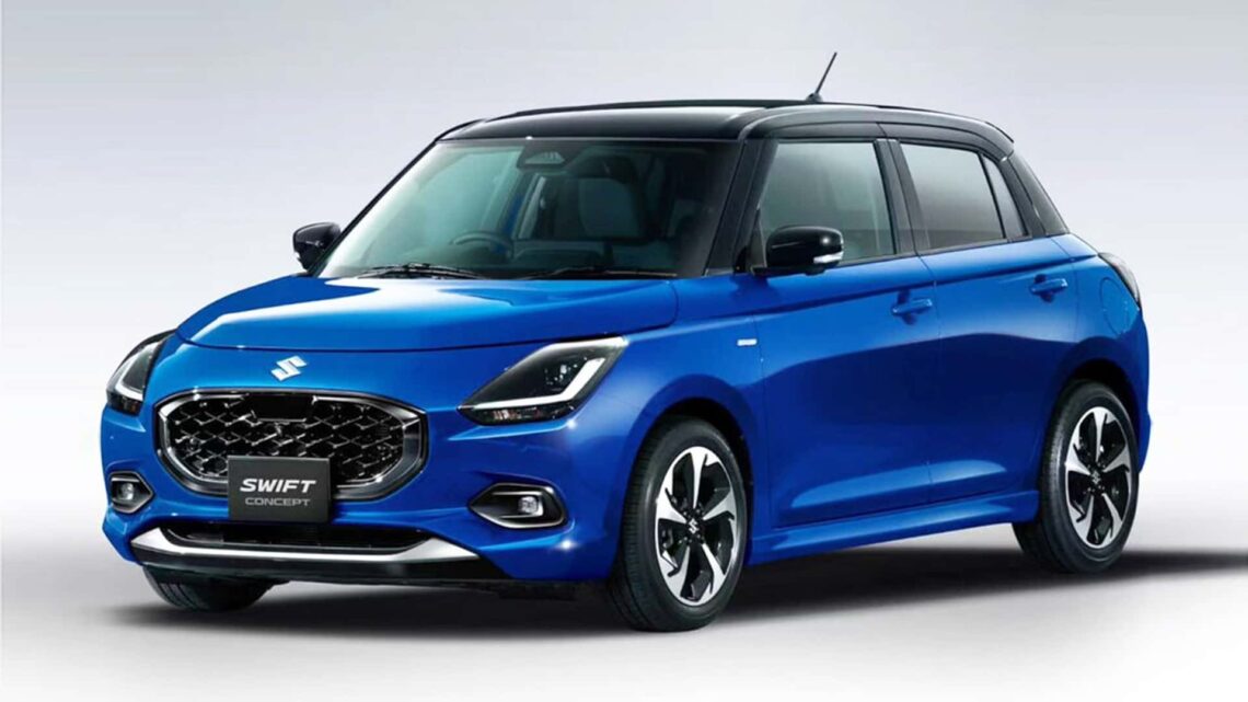 Novo Suzuki Swift 2024 é revelado e repete fórmula já consagrada