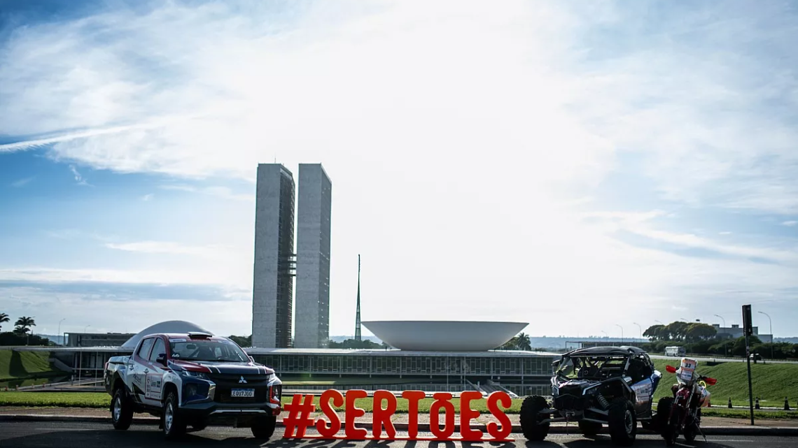 Sertões BRB faz festa para a chegada neste sábado, em Brasília