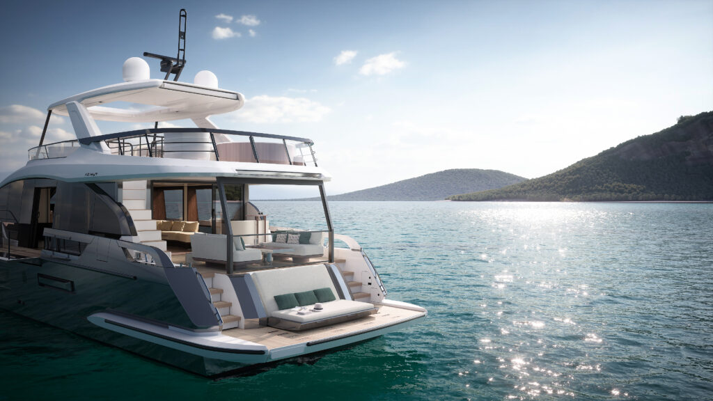 Primeira exibição no Brasil da Azimut Grande 25 Metri acontece no maior evento náutico do Sul