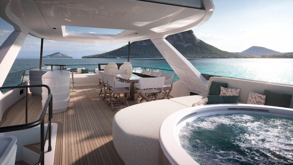 Primeira exibição no Brasil da Azimut Grande 25 Metri acontece no maior evento náutico do Sul