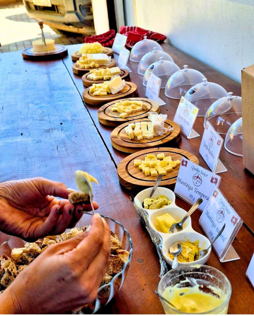 Queijaria de estilo suíço é atração da rota turística de Ouro Verde de Goiás