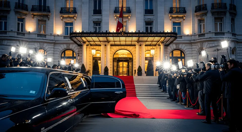 O tapete vermelho dos motores: luxo, tecnologia e sustentabilidade na chegada ao Oscar 2026