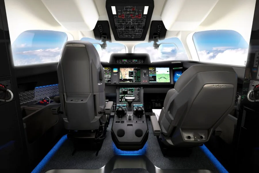 Novo Jato Falcon 10X: “Mansão no Ar” de R$ 440 Milhões Já Tem Dois Compradores Brasileiros