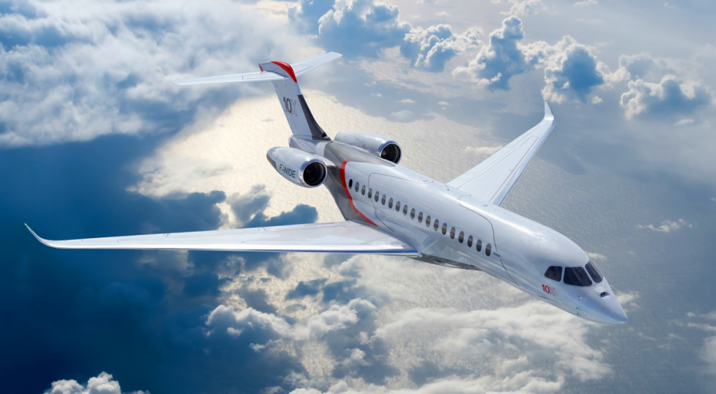 Novo Jato Falcon 10X: “Mansão no Ar” de R$ 440 Milhões Já Tem Dois Compradores Brasileiros