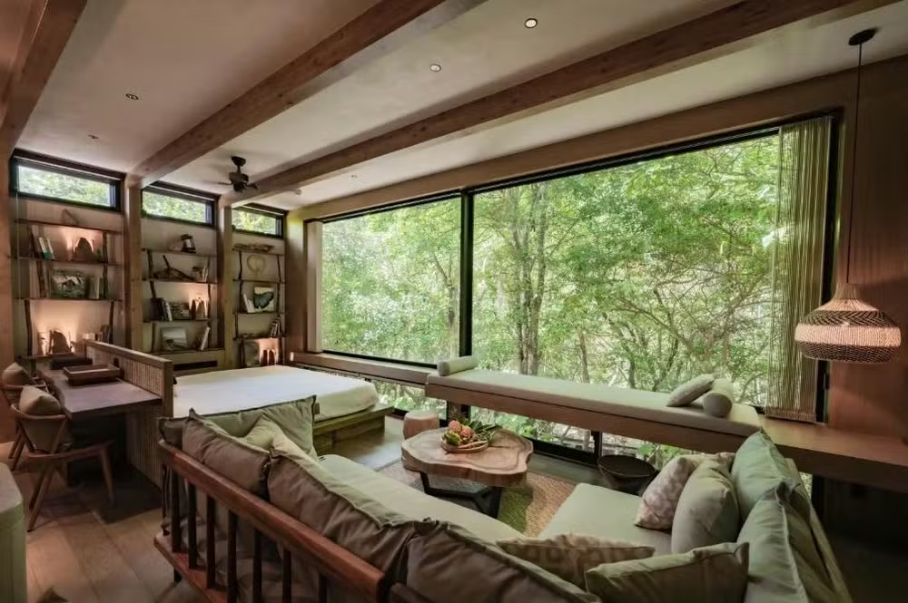 Japão tem resort sustentável de casas nas árvores