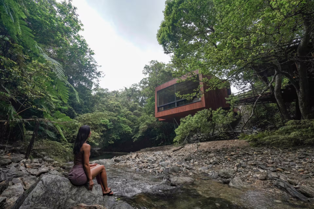 Japão tem resort sustentável de casas nas árvores