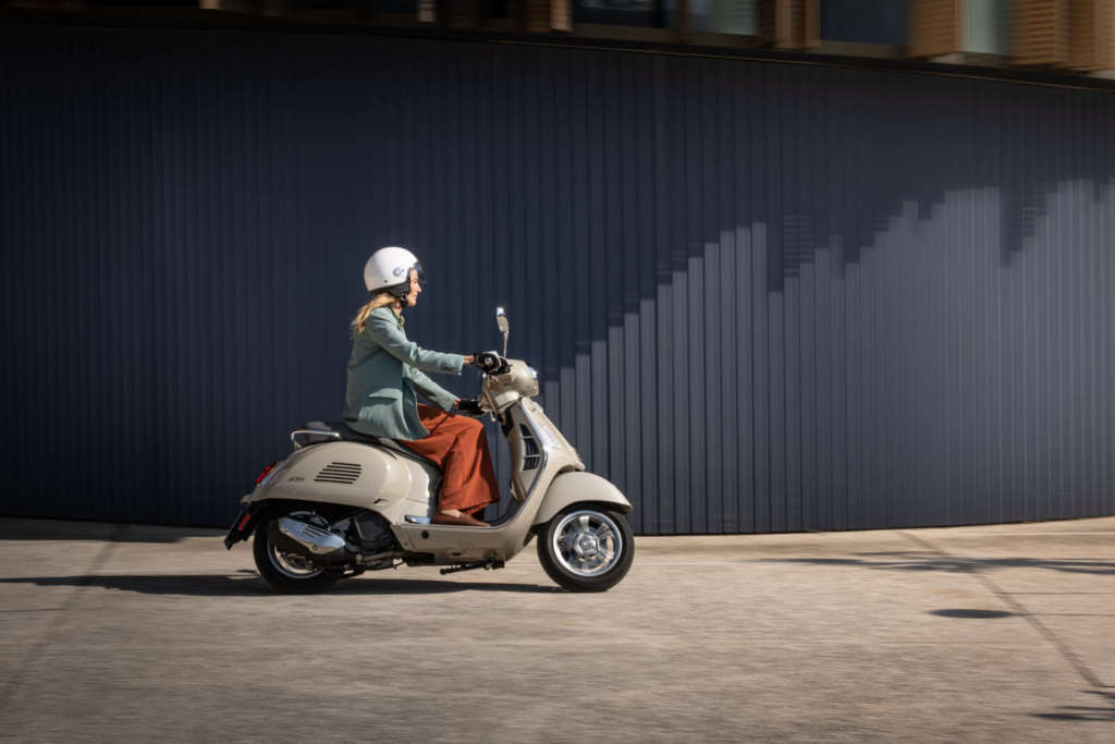 Viva o estilo Vespa todos os dias
