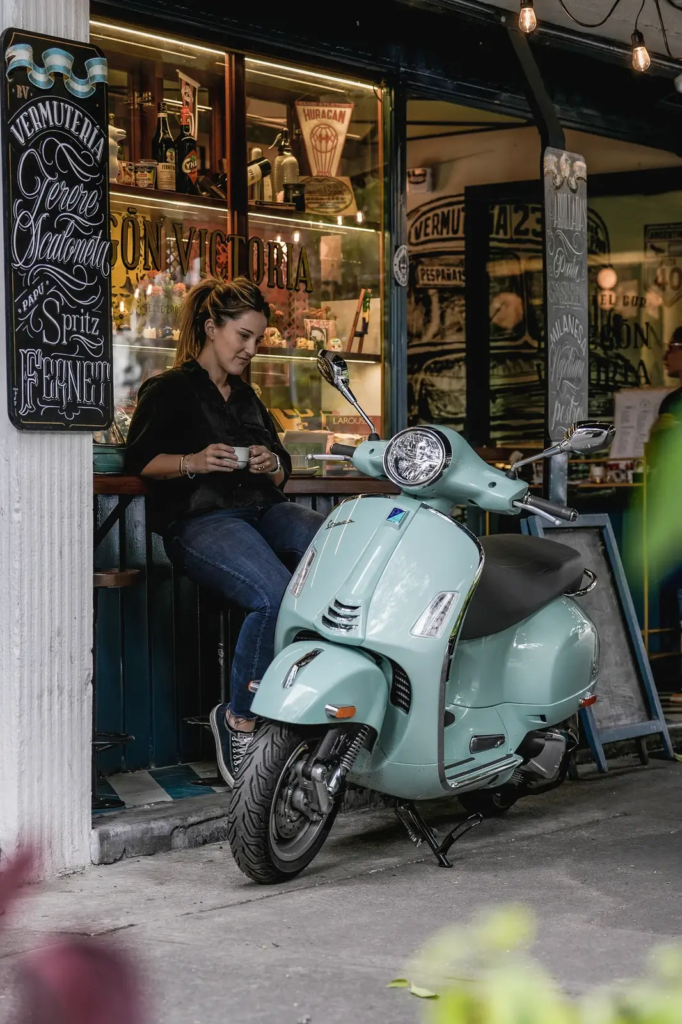 Viva o estilo Vespa todos os dias