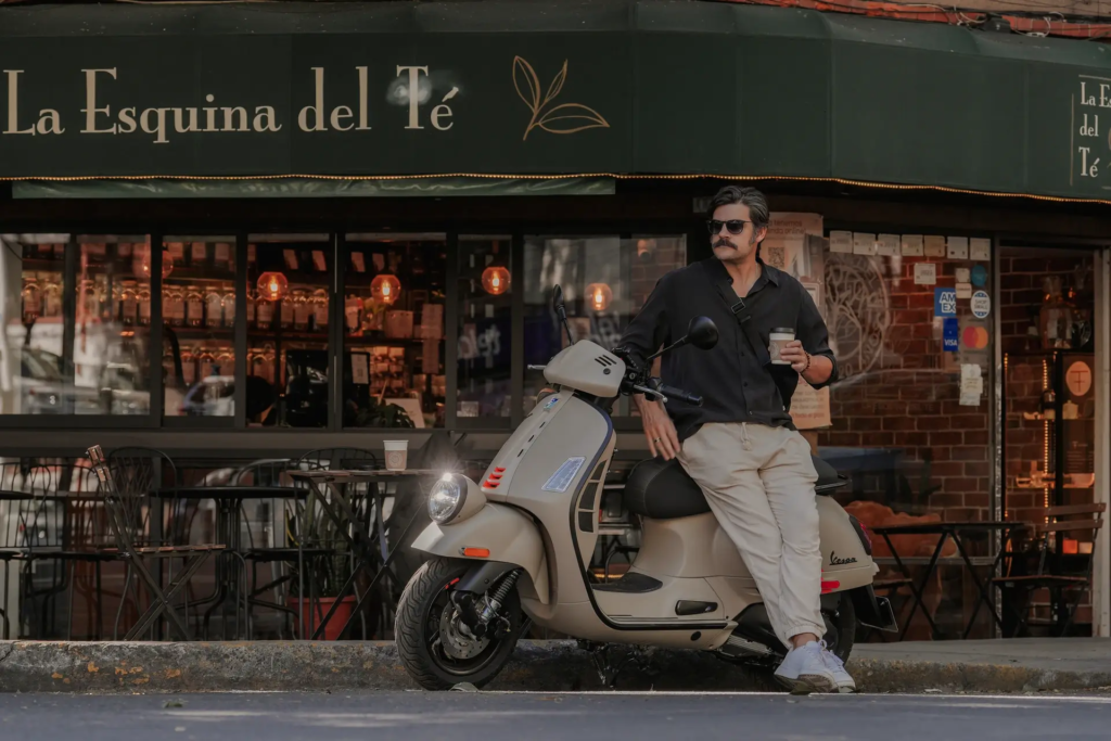 Viva o estilo Vespa todos os dias